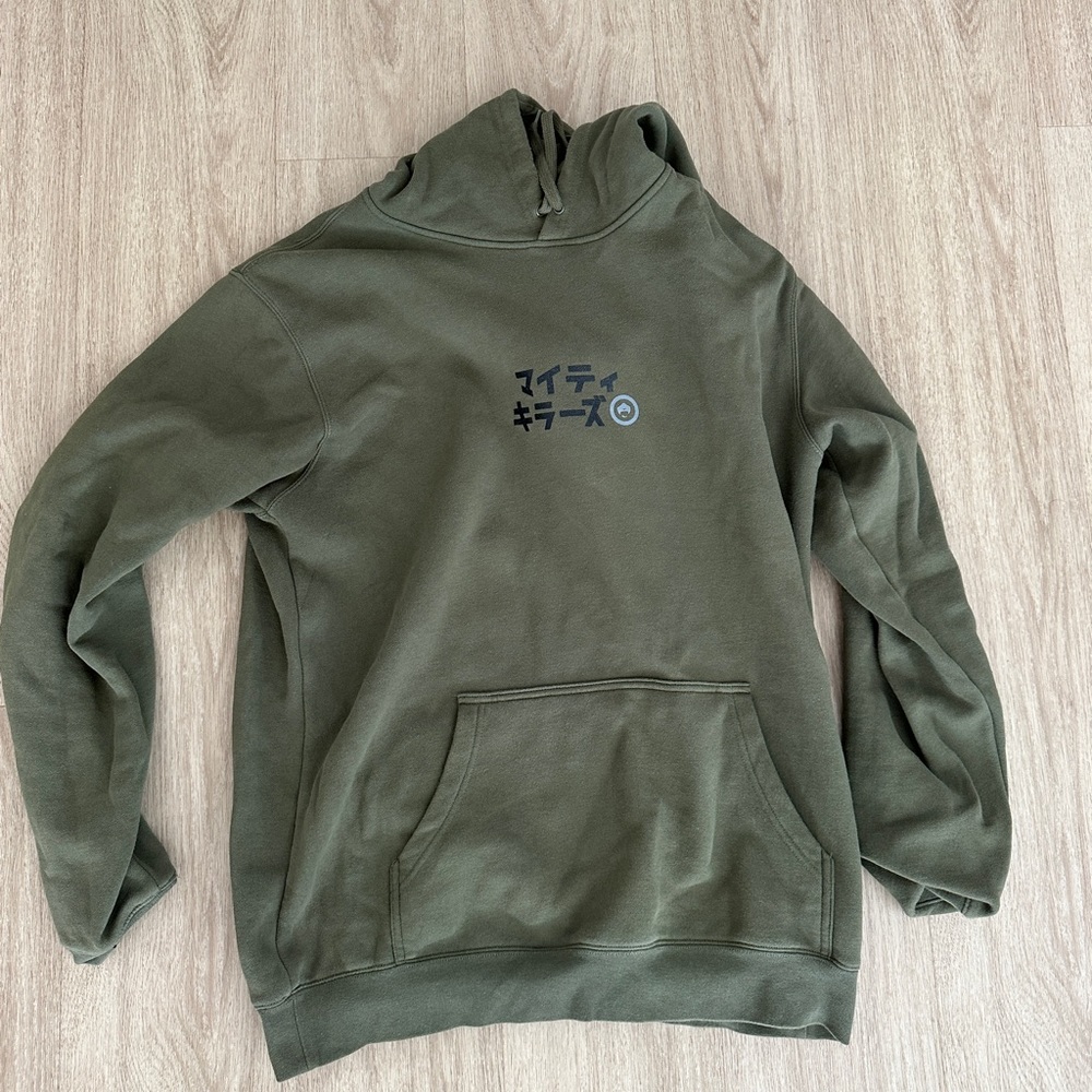 Olive green Mightkillers Hoodie